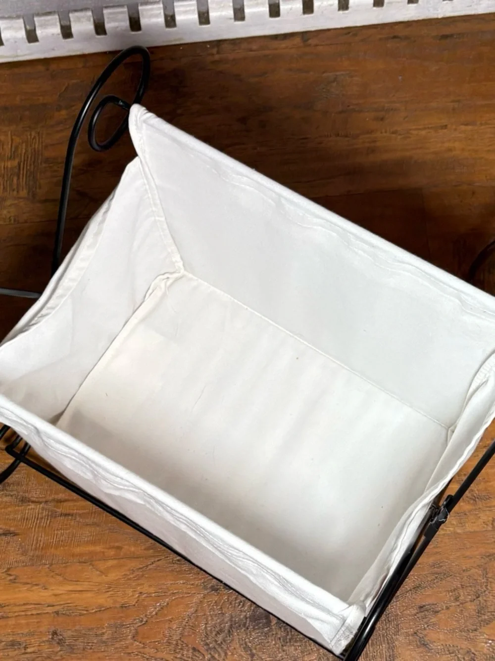 Ikea Allamala Magazine Rack IKEA STORAGE organizer White Cotton and wrought iron